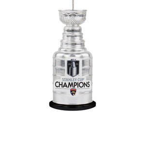 Florida Panthers NHL 2024 Stanley Cup Champions Trophy Ornament