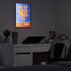 New York Mets MLB Big Logo Backlit Sign