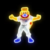 Sluggerrr Kansas City Royals MLB LED Neon Light Up Mascot Sign