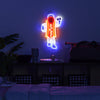 Dodger Dog Los Angeles Dodgers MLB LED Neon Light Up Mascot Sign