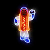 Dodger Dog Los Angeles Dodgers MLB LED Neon Light Up Mascot Sign