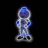 Mr Met New York Mets MLB LED Neon Light Up Mascot Sign