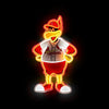 Fredbird St Louis Cardinals MLB LED Neon Light Up Mascot Sign