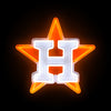 Houston Astros MLB LED Neon Light Up Team Logo Sign