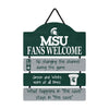 Michigan State Spartans NCAA Fancave Sign