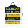 Michigan Wolverines NCAA Fancave Sign