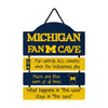 Michigan Wolverines NCAA Fancave Sign