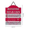 Ohio State Buckeyes NCAA Fancave Sign