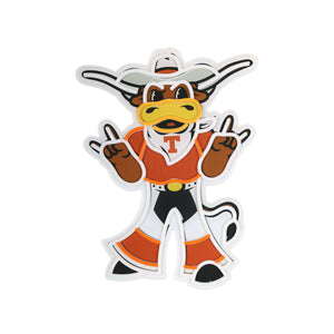 Hook 'Em Texas Longhorn LED Neon Light Up Mascot Sign
