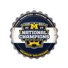 Michigan Wolverines NCAA 2023 Football National Champions Bottlecap Sign