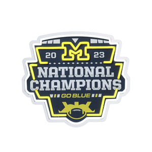 Michigan Wolverines NCAA 2023 Football National Champions LED Neon Sign