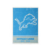 Detroit Lions NFL Big Logo Backlit Sign