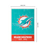 Miami Dolphins NFL Big Logo Backlit Sign