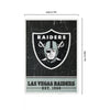 Las Vegas Raiders NFL Big Logo Backlit Sign