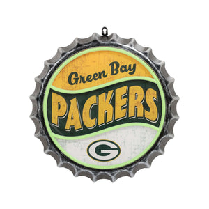 Green Bay Packers NFL LED Neon Backlit Bottle Cap Wall Sign