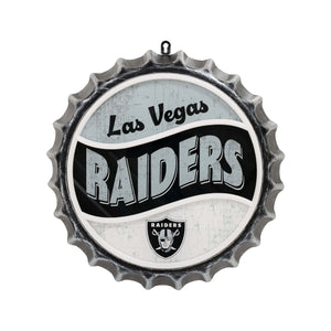 Las Vegas Raiders NFL LED Neon Backlit Bottle Cap Wall Sign