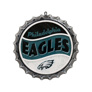Philadelphia Eagles NFL LED Neon Backlit Bottle Cap Wall Sign