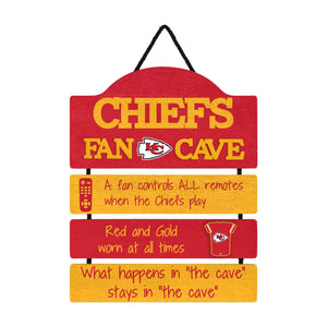 Kansas City Chiefs NFL Fancave Sign