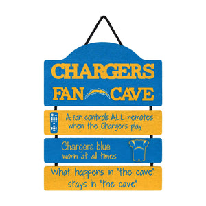 Los Angeles Chargers NFL Fancave Sign
