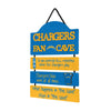 Los Angeles Chargers NFL Fancave Sign