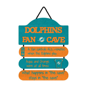 Miami Dolphins NFL Fancave Sign