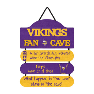 Minnesota Vikings NFL Fancave Sign