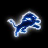 Detroit Lions NFL LED Neon Light Up Team Logo Sign