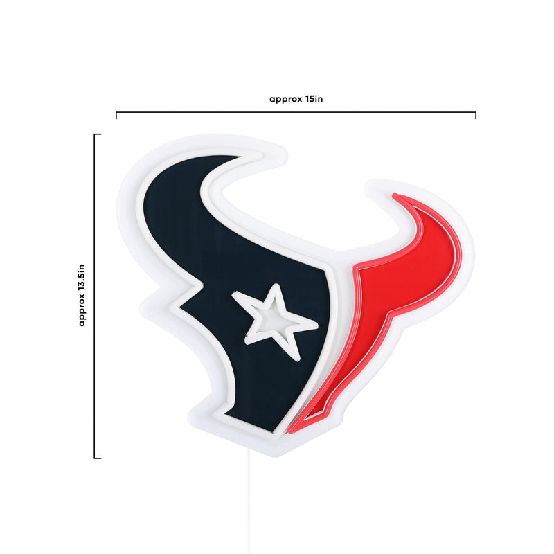Houston Texans 3 1/4 Inch Logo Patch – NFL Football Embroidered Collectible