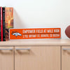 Denver Broncos NFL Stadium Street Sign