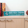 Miami Dolphins NFL Stadium Street Sign