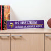 Minnesota Vikings NFL Stadium Street Sign