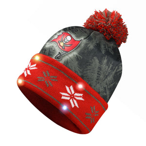 Tampa Bay Buccaneers NFL Big Logo Light Up Beanie