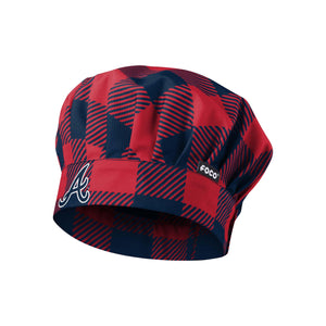 Atlanta Braves MLB Plaid Chef Hat