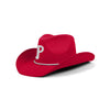 Philadelphia Phillies MLB Solid Red Cowboy Hat (PREORDER - SHIPS MID OCTOBER)
