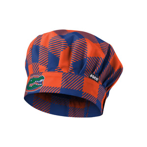 Florida Gators NCAA Plaid Chef Hat