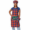 Florida Gators NCAA Plaid Chef Hat