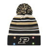 Purdue Boilermakers NCAA Horizontal Stripe Light Up Beanie