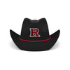Rutgers Scarlet Knights NCAA Black Rhinestone Logo Cowboy Hat (PREORDER - SHIPS LATE OCTOBER)