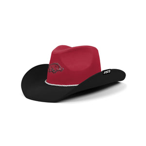 Arkansas Razorbacks NCAA Two Tone Cowboy Hat
