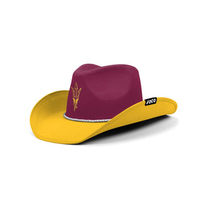 Arizona State Sun Devils NCAA Two Tone Cowboy Hat