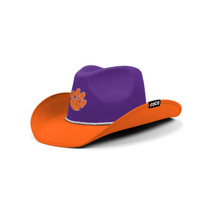 Clemson Tigers NCAA Two Tone Cowboy Hat