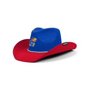 Kansas Jayhawks NCAA Two Tone Cowboy Hat
