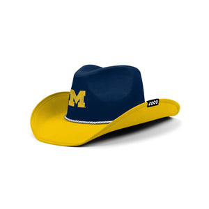 Michigan Wolverines NCAA Two Tone Cowboy Hat