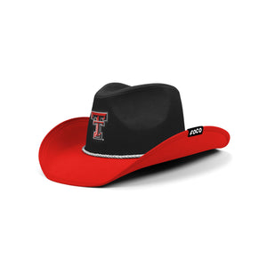 Texas Tech Red Raiders NCAA Two Tone Cowboy Hat (PREORDER - SHIPS LATE DECEMBER)
