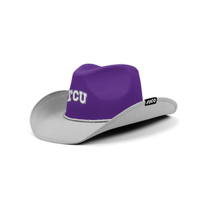 TCU Horned Frogs NCAA Two Tone Cowboy Hat