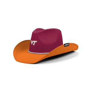 Virginia Tech Hokies NCAA Two Tone Cowboy Hat