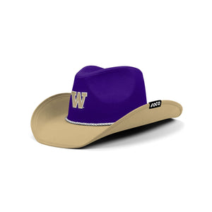 Washington Huskies NCAA Two Tone Cowboy Hat