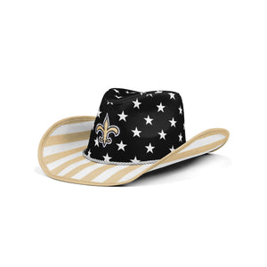 New Orleans Saints NFL Americana Cowboy Hat (PREORDER - SHIPS MID JUNE)