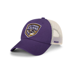 Baltimore Ravens NFL Americana Patch Casual Trucker Cap (PREORDER - SHIPS LATE JUNE)
