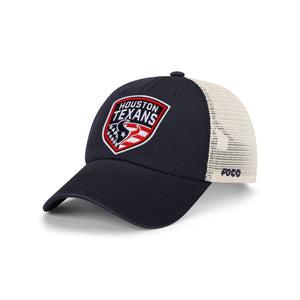 Houston Texans NFL Americana Patch Casual Trucker Cap (PREORDER - SHIPS LATE JUNE)